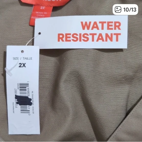 Joe Fresh, 2X NWT Women's Tan Raincoat - Picture 7 of 8